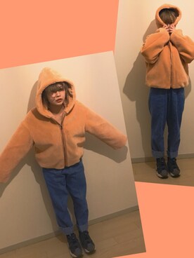 「Another Edition」｜「アイテム（その他アウター）」を使った、エンドマイさん（レディース・156cm）の冬コーディネート