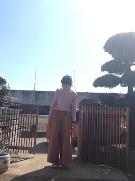 「強風」｜NANAEさん（レディース・155cm）の春コーディネート