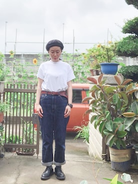 「フラペチーノ」｜NANAEさん（レディース・155cm）の夏コーディネート