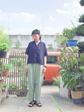 「ポケモンGO」｜NANAEさん（レディース・155cm）の夏コーディネート