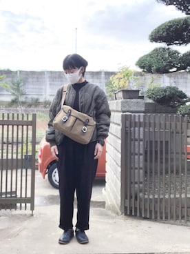 「G-SHOCK」｜「アイテム（ブーツ）」を使った、NANAEさん（レディース・155cm）の秋コーディネート