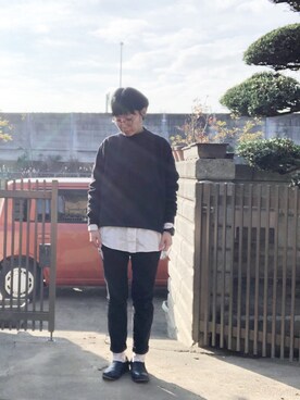 「G-SHOCK」｜「アイテム（ブーツ）」を使った、NANAEさん（レディース・155cm）の秋コーディネート