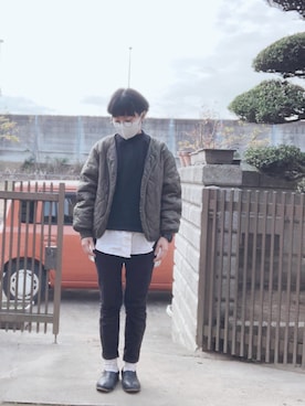 「G-SHOCK」｜「アイテム（ブーツ）」を使った、NANAEさん（レディース・155cm）の秋コーディネート