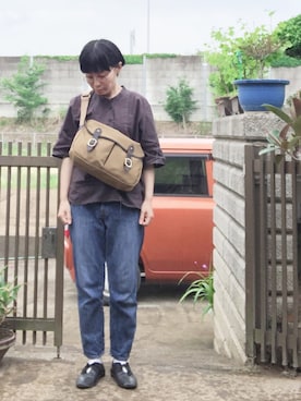 「美容室」｜NANAEさん（レディース・155cm）の春コーディネート