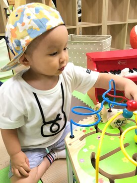「cotton on（コットンオン）のアイテム」を使った、rinusさん（キッズ・100cm）の秋コーディネート