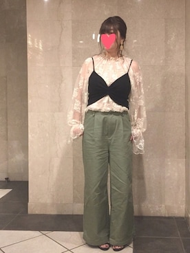 「ZARA（ザラ）のアイテム（その他トップス）」を使った、maaao！さん（レディース・151cm）の春コーディネート
