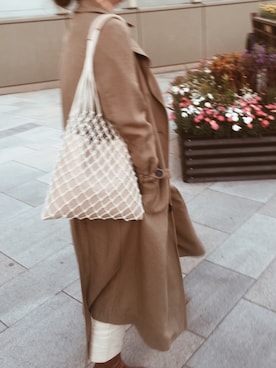 「アイテム（トレンチコート）」を使った、maaao！さん（レディース・150cm）の春コーディネート
