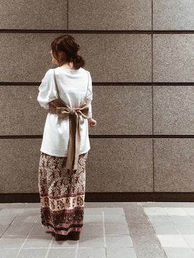 「アイテム（キャミソール、ブラック系）」を使った、maaao！さん（レディース・150cm）の春コーディネート