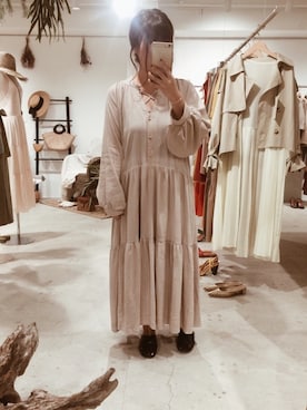 「アースカラー」｜「アイテム（ワンピース/ドレス）」を使った、maaao！さん（レディース・150cm）の春コーディネート