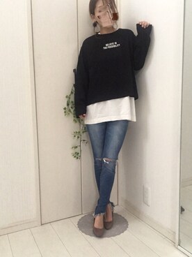 tomさん（レディース・155cm）の冬コーディネート