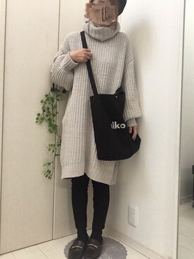 tomさん（レディース・155cm）の冬コーディネート