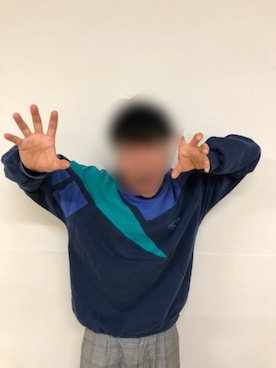 「Reebok（リーボック）のアイテム（スウェット）」を使った、うきょさん（メンズ・166cm）の春コーディネート