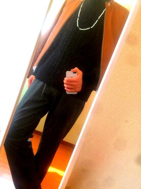 とみさん（メンズ・176cm）の冬コーディネート