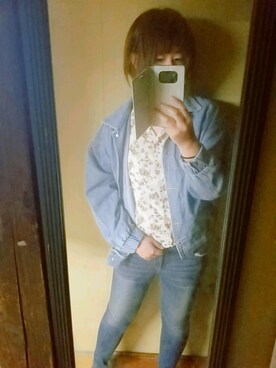 「earth（アース）のアイテム（パンツ）」を使った、airiさん（レディース・166cm）の春コーディネート