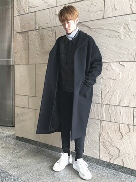 「WHITELAND BLACKBURN」｜「アイテム（その他アウター）」を使った、大輝さん（メンズ・174cm）の冬コーディネート