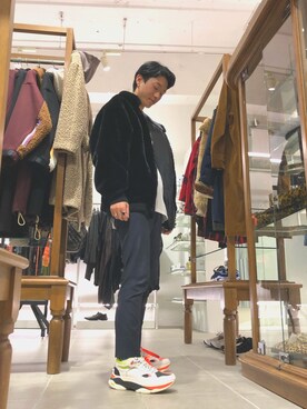 「L.H.P（エルエイチピー）のアイテム（シューズ）」を使った、大輝さん（メンズ・174cm）の秋コーディネート