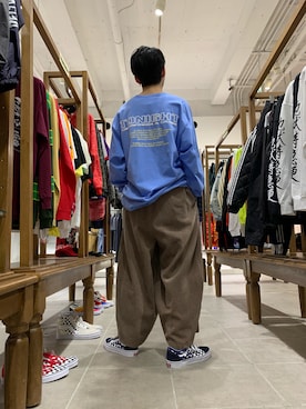「L.H.P（エルエイチピー）のアイテム（パンツ）」を使った、大輝さん（メンズ・174cm）の冬コーディネート