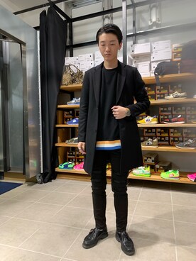 「L.H.P（エルエイチピー）のアイテム（ジャケット/アウター）」を使った、大輝さん（メンズ・174cm）の冬コーディネート