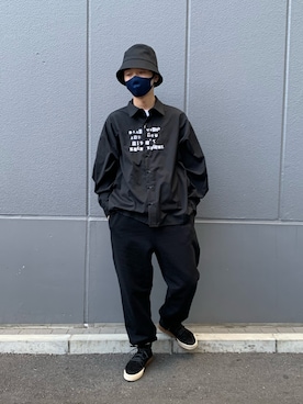 「Danke schon」｜「アイテム（スウェットパンツ）」を使った、大輝さん（メンズ・174cm）の冬コーディネート