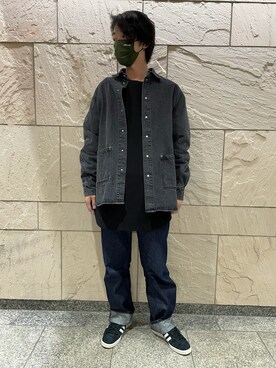 「Danke schon」｜「アイテム（デニムジャケット）」を使った、大輝さん（メンズ・174cm）の春コーディネート