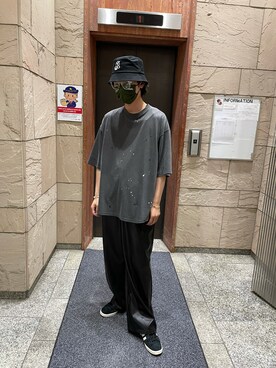 「Danke schon」｜「アイテム（スラックス）」を使った、大輝さん（メンズ・174cm）の春コーディネート