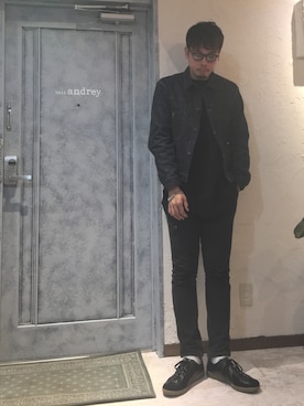 「STABILIZER GNZ（スタビライザージーンズ）のアイテム（ジャケット/アウター）」を使った、junya_mochizukiさん（メンズ・177cm）の冬コーディネート