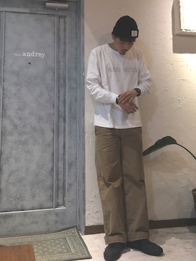 「コモノリプロダクツ」｜junya_mochizukiさん（メンズ・177cm）の冬コーディネート