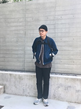 「new balance 993」｜junya_mochizukiさん（メンズ・177cm）の春コーディネート