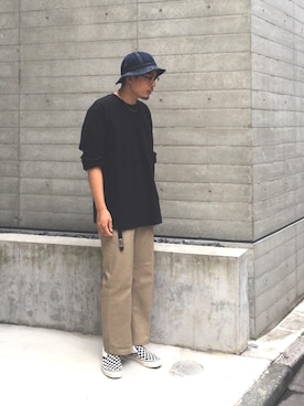 「ベンデイビス」｜「アイテム（アナログ腕時計）」を使った、junya_mochizukiさん（メンズ・177cm）の夏コーディネート