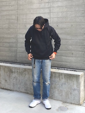 「N.HOOLYWOOD」｜「アイテム（腕時計）」を使った、junya_mochizukiさん（メンズ・177cm）の春コーディネート