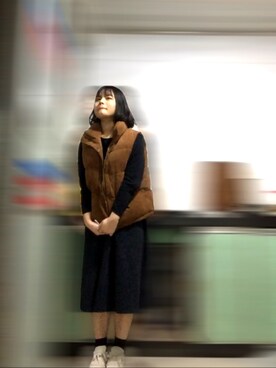 「I（アイ）のアイテム（ジャケット/アウター）」を使った、黄井鱼さん（レディース・156cm）の春コーディネート