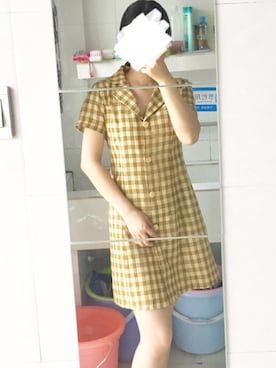 「I（アイ）のアイテム」を使った、黄井鱼さん（レディース・155cm）の夏コーディネート
