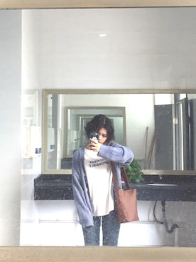 「I（アイ）のアイテム」を使った、黄井鱼さん（レディース・156cm）の秋コーディネート