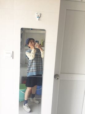 「I（アイ）のアイテム」を使った、黄井鱼さん（レディース・156cm）の秋コーディネート