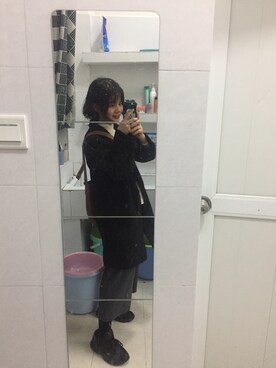 「I（アイ）のアイテム（ジャケット/アウター）」を使った、黄井鱼さん（レディース・156cm）の秋コーディネート
