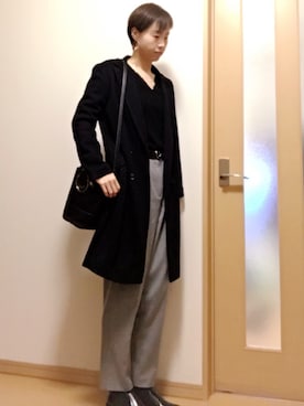 yukaさん（レディース・163cm）の冬コーディネート