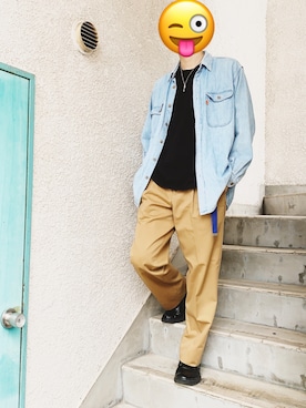 河童黄桜さん（メンズ・174cm）の秋コーディネート