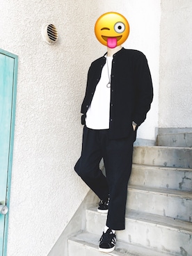「REPIDO（リピード）のアイテム（アクセサリー）」を使った、河童黄桜さん（メンズ・174cm）の冬コーディネート