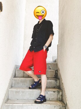 河童黄桜さん（メンズ・174cm）の夏コーディネート