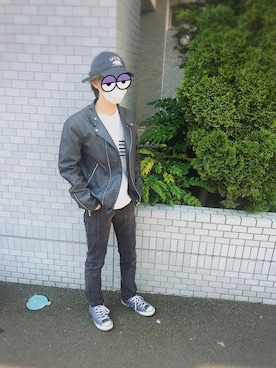 「m.f.editorial（エムエフエディトリアル）のアイテム（パンツ）」を使った、麻布レンジさん（メンズ・165cm）の夏コーディネート