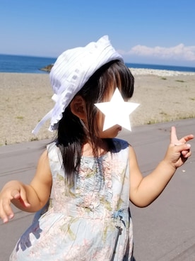 「Tartine et Chocolat（タルティーヌエショコラ）のアイテム（ワンピース/ドレス）」を使った、ntkさん（キッズ・90cm）の春コーディネート