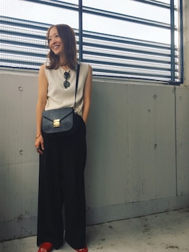 野尻美穂さん(レディース・161cm)の夏コーディネート