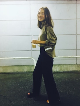 野尻美穂さん（レディース・161cm）の夏コーディネート