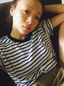 野尻美穂さん（レディース・161cm）の夏コーディネート