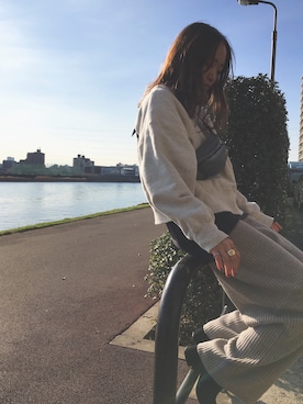 野尻美穂さん（レディース・161cm）の冬コーディネート