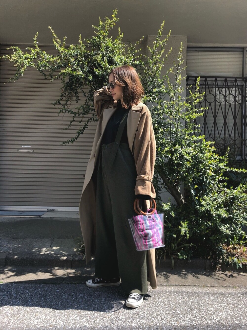 fillthebill フィルザビル　トレンチコート FILL THE BILLのトレンチコートを使った人気ファッション