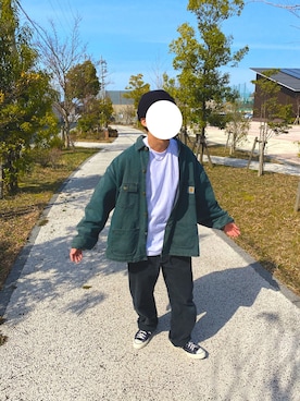 「PROCLUB」｜「アイテム（ジャケット/アウター）」を使った、あすぼーさん（メンズ・175cm）の春コーディネート