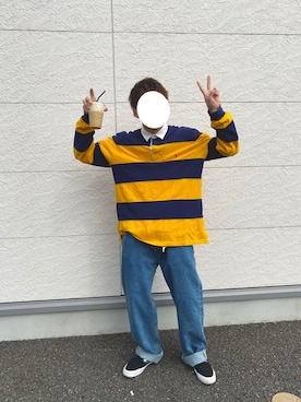 「Polo Ralph Lauren」｜「アイテム（スリッポン）」を使った、あすぼーさん（メンズ・175cm）の春コーディネート