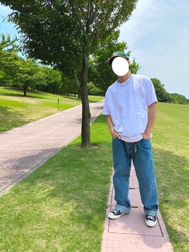 「PROCLUB」｜「アイテム（キャップ）」を使った、あすぼーさん（メンズ・175cm）の夏コーディネート