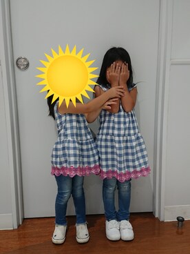 「babygap」｜「アイテム（スリッポン）」を使った、ゆささん（キッズ・110cm）の夏コーディネート